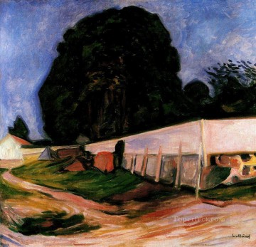 Noche de verano en aasgaardstrand Edvard Munch Pinturas al óleo